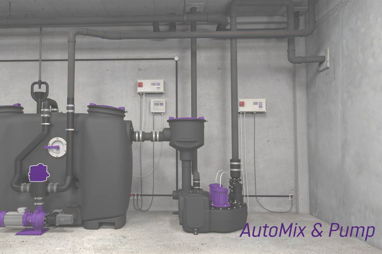 Leegmaken van de EasyClean free Auto Mix & Pump Leegmaken van de EasyClean free Auto Mix & Pump