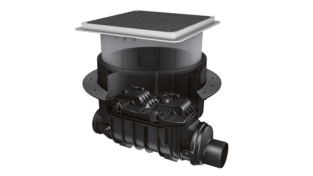 Tuyau de nettoyage Controlfix pour la pose encastrée en dalle Tuyau de nettoyage Controlfix pour la pose encastrée en dalle