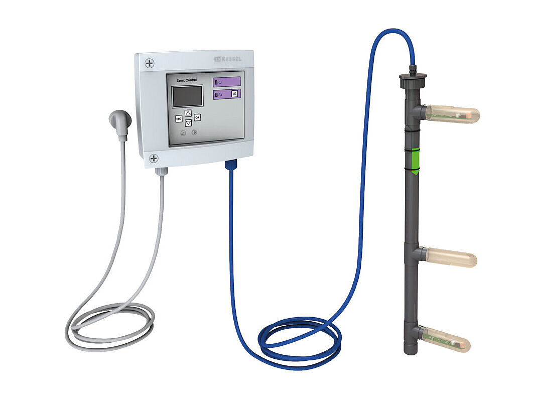 Automatisch meetinstrument SonicControl voor lichtevloeistoffenafscheiders Automatisch meetinstrument SonicControl voor lichtevloeistoffenafscheiders