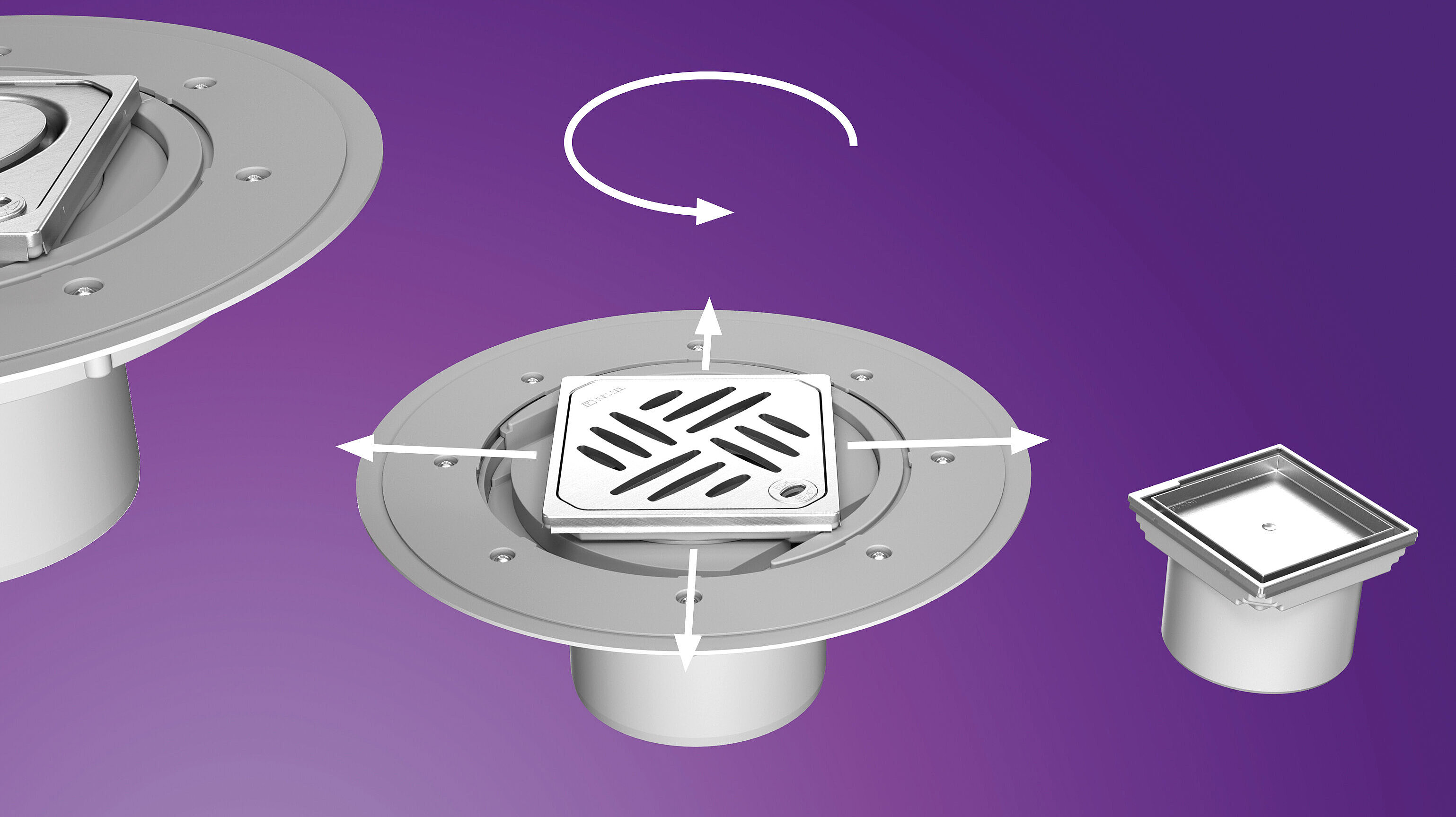 Variofix: voor flexibele inbouwmogelijkheden Variofix: voor flexibele inbouwmogelijkheden