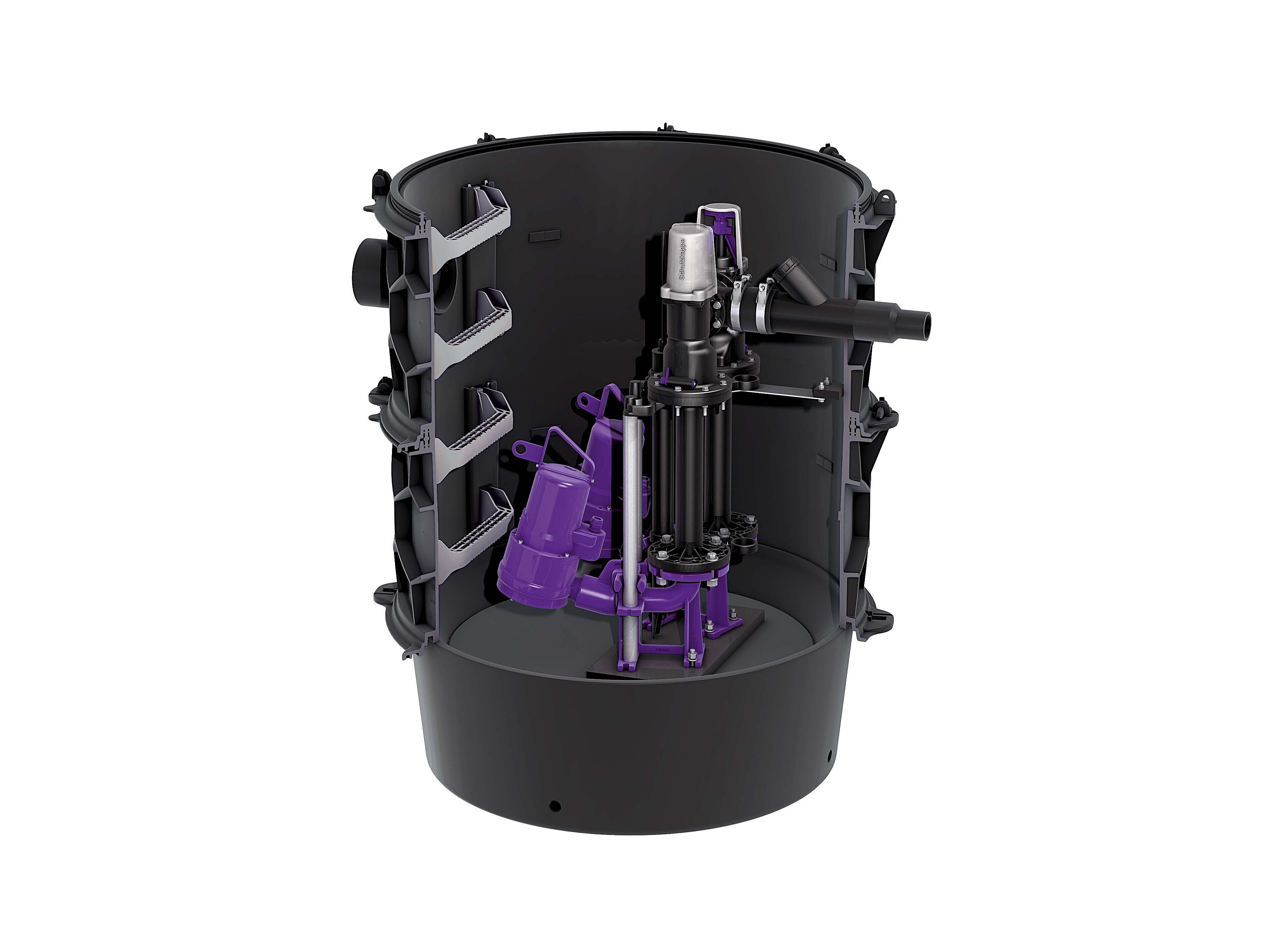 Pompstation Aquapump XL, natte opstelling Pompstation Aquapump XL, natte opstelling