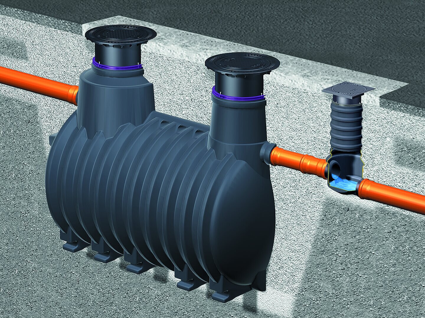 Inbouwvoorbeeld van een zetmeelafscheider EasyStarch ground