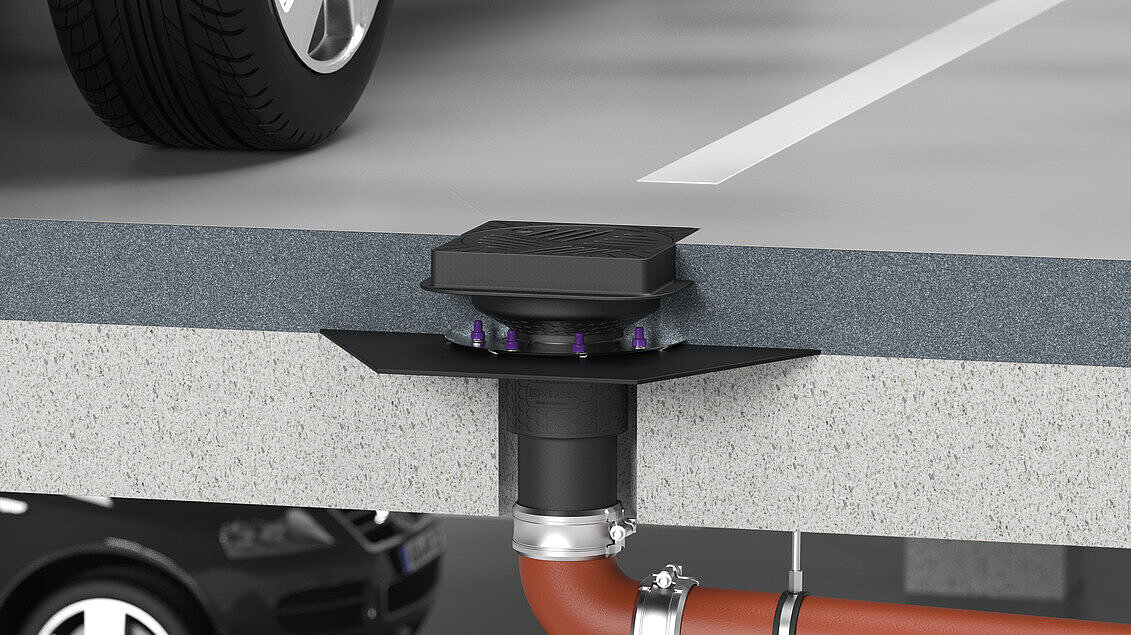 Afvoer voor parkeergarages met belastingsklasse B 125 Afvoer voor parkeergarages met belastingsklasse B 125